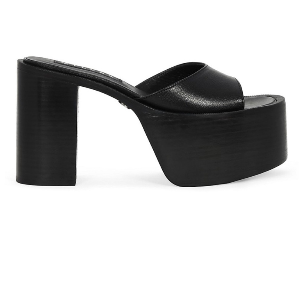 Simon Miller Black High Raid Sandal - Size 37